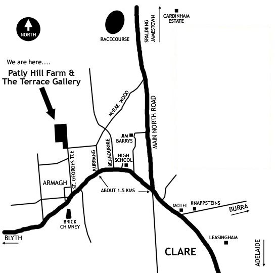 Map of Patly Hill Farm